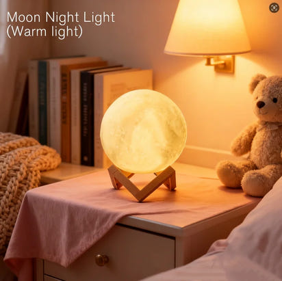Celestial Glow 3D Moon Lamp™