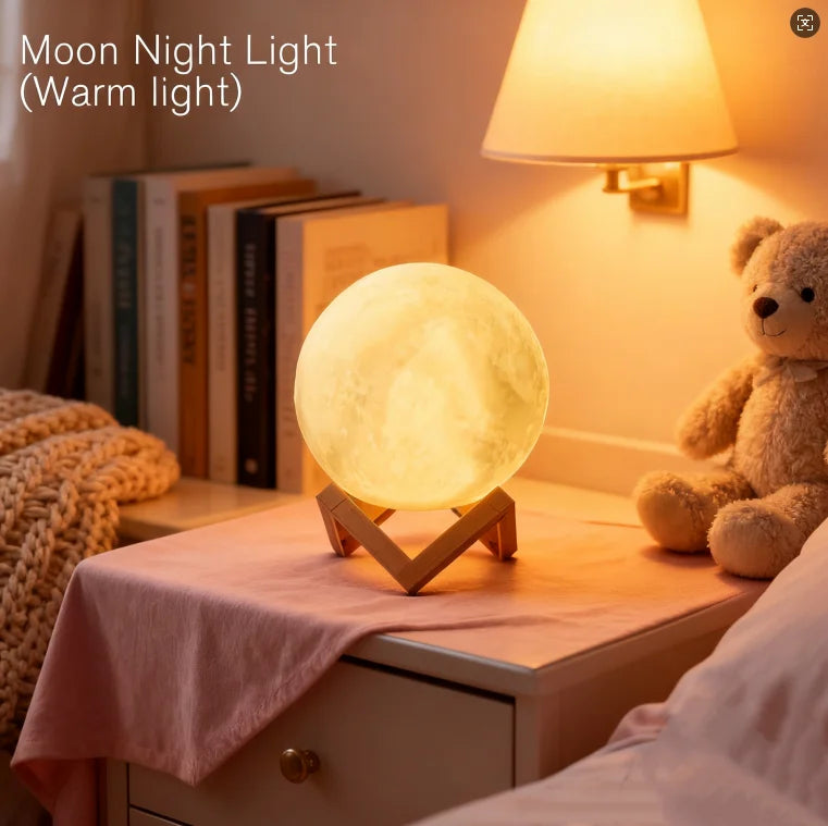 Celestial Glow 3D Moon Lamp™