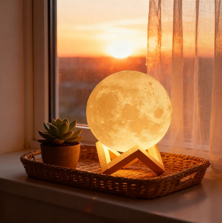 Celestial Glow 3D Moon Lamp™
