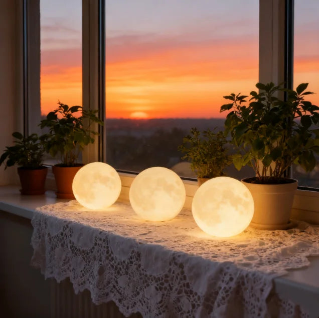 Celestial Glow 3D Moon Lamp™