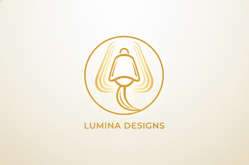 lamp like logo glowing